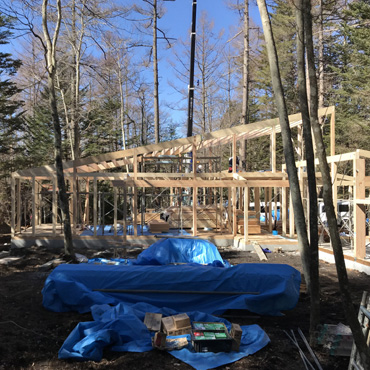 大断面木造・現場見学会