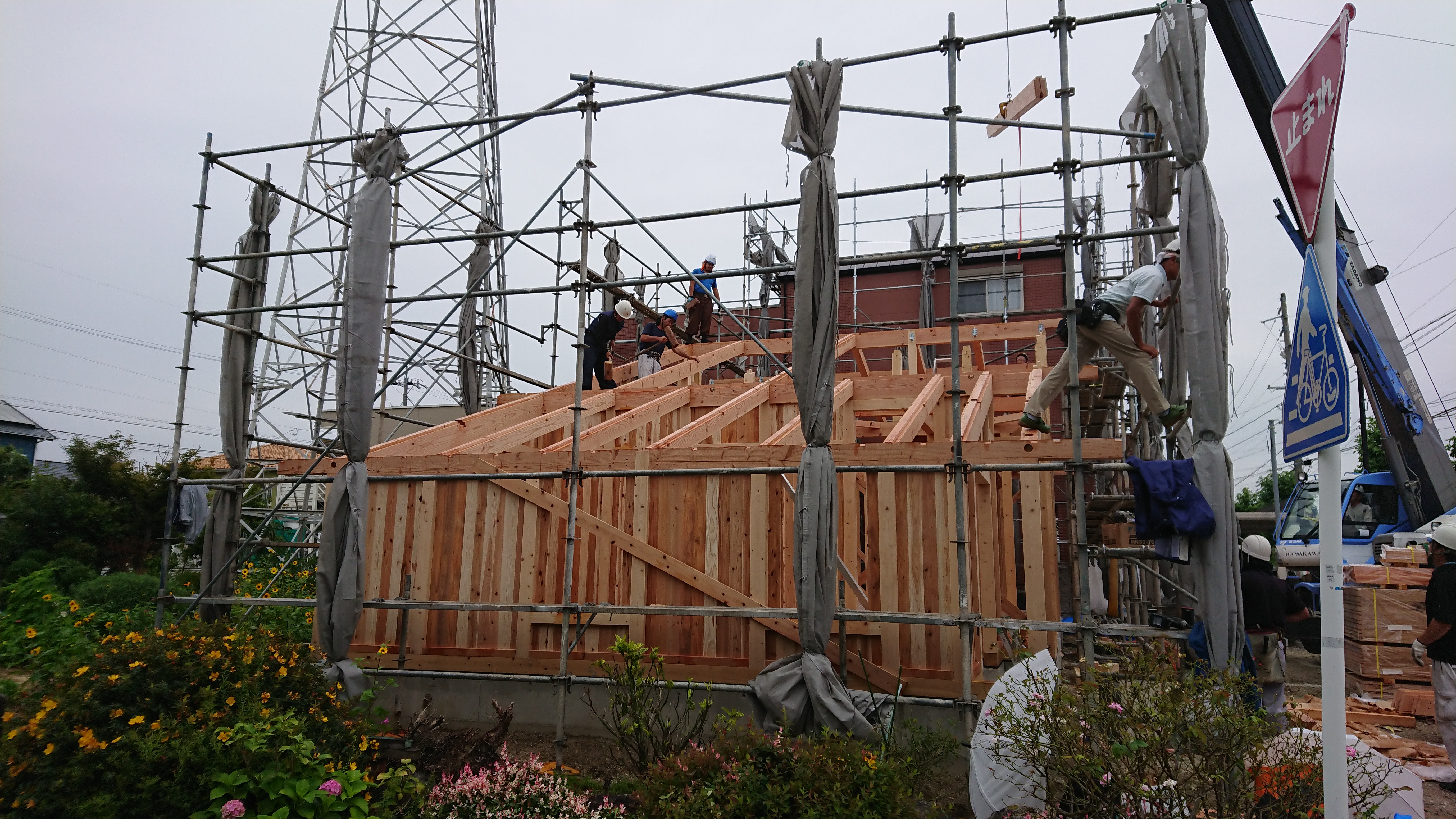 刈谷の事務所、建て方